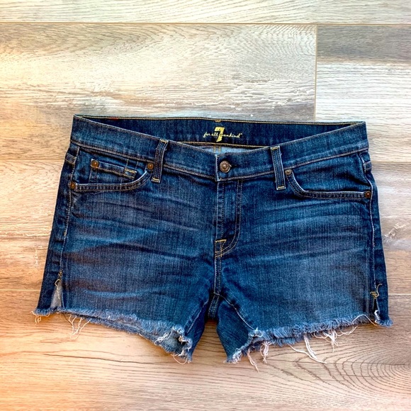 7 For All Mankind Pants - 7 For All Mankind Denim shorts